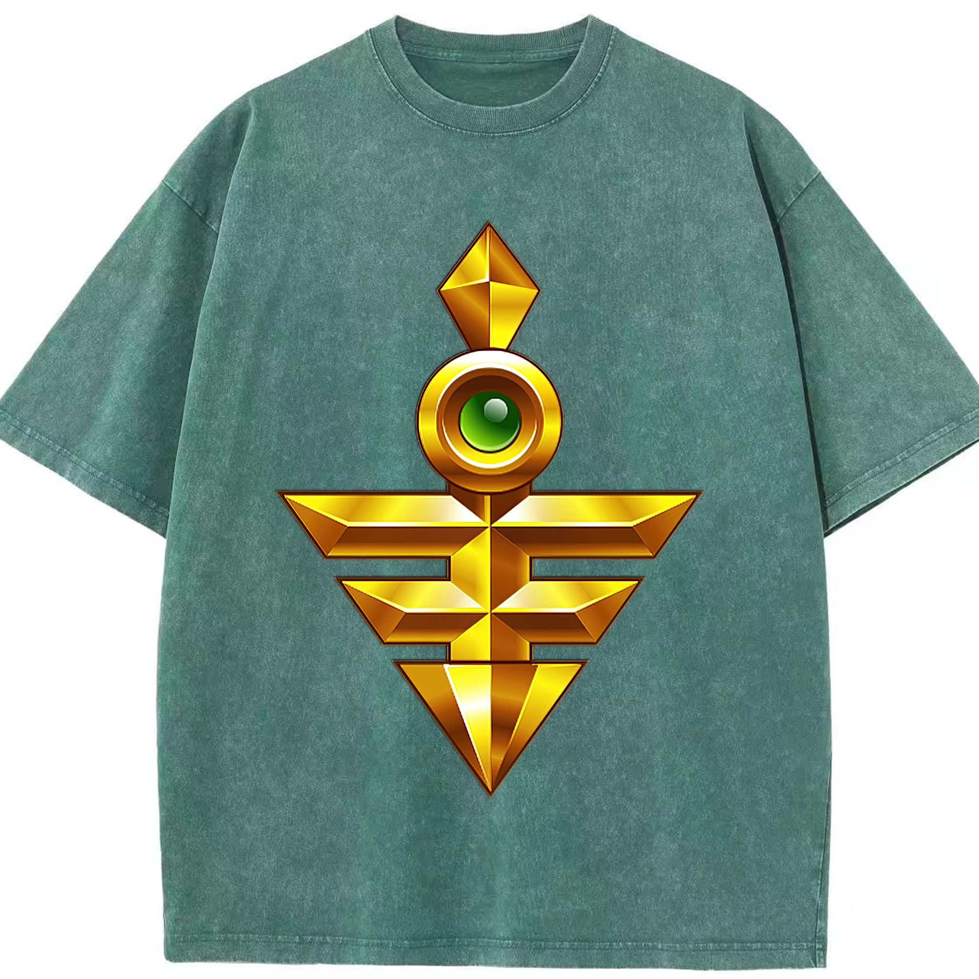 （画像用） 遊☆戯☆王 Yu-Gi-Oh! 綿100% ヴィンテージ風 半袖Tシャツ（フロントプリント）
